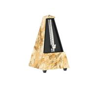 Wittner Taktell Pyramid Metronome in Plastic Housing with Bell Light Brown Marble Effect