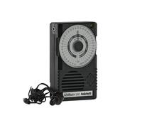 Wittner Taktell Quartz QM 2 Series 861 - Plastic casing, black - 40-208 beats/minute - 39 tempo positions - With concert pitch a1 = 440 Hz - Battery (9 Volt) and earphones included