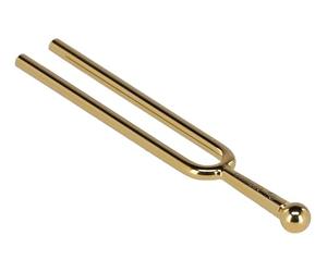 Wittner Tuning Fork Type 920-440 Hz - Concert A - round - diameter 3.6 mm - gold-plated - 30 mm tapered handle - Made in Germany
