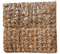 Witty Cuties Artificial Flowers Brown Artificial Roses Foam Flowers Real Looking Fake Foam Roses for Crafting Decoration DIY Wedding Bouquets Bridal Shower Flower Decoration Pack of 1 (144pcs).