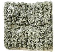 Witty Cuties Artificial Flowers Silver Artificial Roses Foam Flowers Real Looking Fake Foam Roses for Crafting Decoration DIY Wedding Bouquets Bridal Shower Flower Decoration Pack of 1 (144pcs).