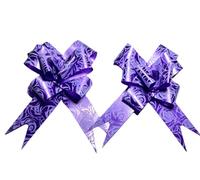 Witty Cuties Pull Bows for Gifts Wrapping 30MM Purple Ribbon Bows Present Wrapping Bows Pompom Gift Bows Wreath Making Crafting Wedding Basket Flower Bouquets Pack of 10.