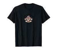 Witty Espresso Yourself Grinning Coffee Character Design Value Graphic T-Shirt