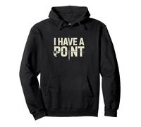 Witty Fencer Who Has Point Knows Always Fencing Wit Pun Pullover Hoodie