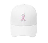 Witty Hats Breast Cancer Hats for Women Embroidered Adjustable Breast Cancer Awareness Hat Breast Cancer Gifts for Woman Butt Stuff Hat (White, One Size)
