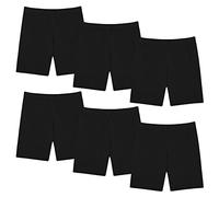 Witwot Girls Dance Shorts Kids Bike Shorts Safety Underdress Pants for School Gym Age Black 2-3 Years