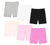 Witwot Girls Dance Shorts Kids Bike Shorts Safety Underdress Pants for School Gym Age Multicolor 2-3 Years