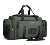 WITZMAN Duffle Bag for Men Large 49L Convertible Nylon Travel Sports Bag | With Shoe Compartment and Dry-wet Pocket, Fits 16" Laptop, Carry On, For Gym, Weekender, Overnight trips, B719 Army Green