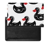 WIUFHFR Passport Holder for Travel Cute Ducks Pattern Pu Leather Passport Cover Case with Card Slot