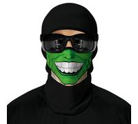 wiut 3D Printed Balaclava Neck Gaiter for Men Women, Full Face Ski Mask Motorcycle Sun UV Protection Breathable Headwear for Cycling Snowmobile Snowboarding Outdoor Sports (F)