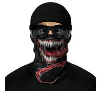 wiut 3D Printed Balaclava Neck Gaiter for Men Women, Full Face Ski Mask Motorcycle Sun UV Protection Breathable Headwear for Cycling Snowmobile Snowboarding Outdoor Sports (G)