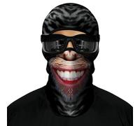 wiut 3D Printed Balaclava Neck Gaiter for Men Women, Full Face Ski Mask Motorcycle Sun UV Protection Breathable Headwear for Cycling Snowmobile Snowboarding Outdoor Sports (A)