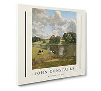 Wivenhoe Park In Essex By John Constable Canvas Print | Gallery Wrapped 30mm Frame Wall Art | 14x14 inches | Ready to Hang | Classic Landscape Picture | Living Room Bedroom Lounge Office