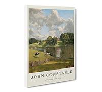 Wivenhoe Park In Essex By John Constable Canvas Print | Gallery Wrapped 30mm Frame Wall Art | 30x20 inches | Ready to Hang | Classic Landscape Picture | Living Room Bedroom Lounge Office