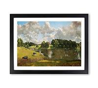 Wivenhoe Park In Essex By John Constable Classic Painting Framed Print | A3 Black Framed Wall Art | Ready to Hang | Classic Historical Picture | Living Room Bedroom Lounge Office