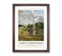 Wivenhoe Park In Essex By John Constable Exhibition Museum Painting Framed Print | A3 Walnut Framed Wall Art | Ready to Hang | Modern Historical Picture | Living Room Bedroom Lounge Office