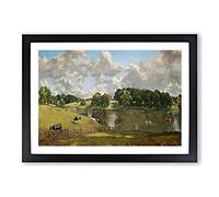 Wivenhoe Park in Essex by John Constable Framed Print | A2 Black Framed Wall Art | Ready to Hang | Modern Nature Picture | Living Room Bedroom Lounge Office