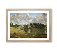 Wivenhoe Park in Essex by John Constable Framed Print | A2 Oak Framed Wall Art | Ready to Hang | Modern Nature Picture | Living Room Bedroom Lounge Office