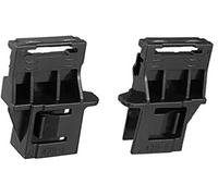 Wivplex 1 Pair Sunroof Sun Visor Fixed Buckle Shade Clips LH RH Black Auto Dashboard Sunshade Clip