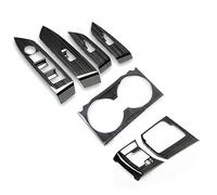 Wivplex 1 Set 2017 2018 2019, for Mazda, Cx-5 Cx5 Kf Lhd Car Window Switch Panel + Car Gear Shift Box Panel Cover Sticker Trim Strips Garn Window Switch Trim
