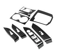 Wivplex 1 Set Car Gear Shift Console Panel Cover Trim Cup Holder Cover Door Window Switch Cover, for Mazda, CX-5 CX5 2017-2020 LHD Window Switch Trim Panel