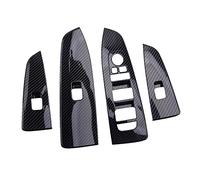 Wivplex 1 Set LHD Car Interior Door Window Lift Panel Cover Trim Decoration, for Kia, Forte K3 2019 2020 Left Hand Drive Window Switch Trim