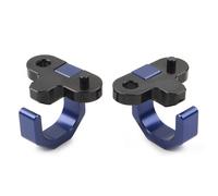 Wivplex 1Pair Motorbike Rear Brake Line Hose Snap Clamp, for Suzuki, DR650SE RM250 DRZ400S DL650 DRZ400SM Aluminum Motorcycle Brake Hose Clamp