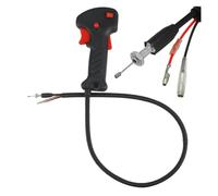 Wivplex 1pcs Brush Cutter Throttle Trigger Cable Grass Trimmer Handle Switch Lawn Mower Power Button Garden Power Tools Lawn Mower Throttle Handle Switch