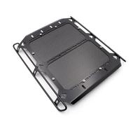 Wivplex 1set Roof Rack, for Traxxas, TRX6, for, G63 1/10 RC Crawler Car Top Shelf Metal With Carbon Fiber Board Toy Car Roof Rack