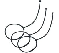 Wivplex 2/3Pcs Fuel Oil Tank Cover Cable Cap Rope Line 16117222391 X1 X3 X4 X5 X6 Z4 E70 E46 E90 E39 E87 F10 F11 E83 E60 Fuel Tank Cap Tether Cord(BLACK 3Pcs)