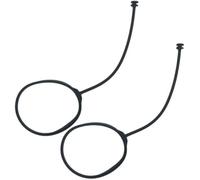 Wivplex 2/3Pcs Fuel Oil Tank Cover Cable Cap Rope Line 16117222391 X1 X3 X4 X5 X6 Z4 E70 E46 E90 E39 E87 F10 F11 E83 E60 Fuel Tank Cap Tether Cord(BLACK 2Pcs)