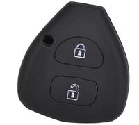 Wivplex 2 Button Car Key Fob, for Toyota, Camry Yaris, for RAV4, HiLux Cruiser Fortuner Prado Verso Silicone Car Remote Key Fob Cover Case Holder Protector Car Key Cover