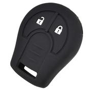 Wivplex 2 Button Silicone Remote Key Case, for NISSAN, Note, for Micra, Juke, for Qashqai, Tiida, for X-TRAIL, Cube NV200 Fob Shell Cover Skin Holder Car Key Cover
