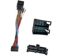 Wivplex 20 Pin Iso Car Stereo Wiring Harness Connector Adapter Replacement, for Din Screen Radio Adapters 21.5 Cm/8.46 Car Radio Adapter Cable