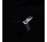 Wivplex 2Pairs3X5.2X3 3-Blade PC Propeller RC FPV Racing Freestyle 3inch Toothpick Cinewhoop Ducted Drones Parts Drone Propeller Blade Set(2Pairs Clear)