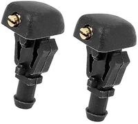 Wivplex 2pcs 3W7Z17603AA Car Windshield Wiper Washer Nozzle Jet Replacement Heated Windscreen Washer Nozzle