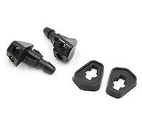 Wivplex 2Pcs ABS Car Windshield Washer Wiper Water Spray Nozzle for Changing Heated Windscreen Washer Nozzle