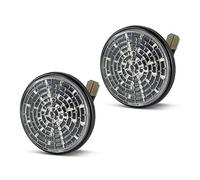 Wivplex 2Pcs Dynamic Amber Blinker Indicator Side Marker Sequential Lamp Turn Signal Light, for Mazda, MX-5 Mk1 Mk2 Mk3 1990-2015 Car Indicator Light(Dynamic Clear Case)