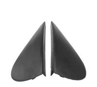 Wivplex 2pcs, for NISSAN, for Versa 2012-2019， Car Side Mirror Corner Triangle Fender Cover Trim Black ABS Rearview-mirror Shell Exterior Parts Side Mirror Triangle Cover