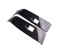 Wivplex 2Pcs Set Car Interior Rear Door Window Lift Regulator Cover, for Toyota, Tacoma 2016 2017 2018 2019 2020 Carbon Fiber Style Window Switch Trim