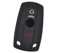 Wivplex 3 Button Car Key Fob, for , 1 3 5 6 7 SERIES E90 E92 E93 Non Slip Silicone Remote Shell Cover Case Skin Protector Car Key Cover