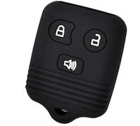 Wivplex 3 Button Car Key Fob, for Ford, for Lincoln, for Mazda, Rubber Silicone Key Cover Car Keyless Fob, for Smart, Remote Case Shell Holder Protector Car Key Cover