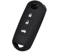 Wivplex 3 Button Car Key Fob, for Mazda, 2 3 5 6 8 Atenza CX5 CX-7 CX-9 Miata MX-5 RX Silicone Key Case, for Smart, Remote Car Key Car Key Cover