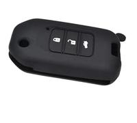 Wivplex 3 Button Silicone Car Key Fob Pocket Cover Case, for Civic, CR-V HR-V, for Accord, Jade Crider Odyssey 2015-2018 Remote Protector Car Key Cover