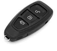 Wivplex 3 Buttons Key Fob, for Ford, for Focus, C-Max, for Mondeo, Kuga, for Fiesta, Galaxy With Blade Auto Replacement Car Silicone Remote Shell Car Key Cover