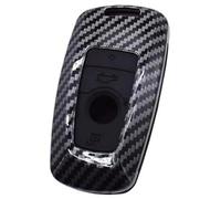 Wivplex 4 Button Car Key Cover, for , 1 3 4 5 6 7 Series X3 X4 2011-2021 Carbon Fiber Car Key Shell Case Cover Fob Holder Protector Car Key Cover