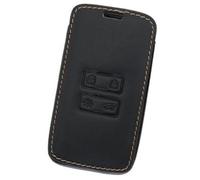 Wivplex 4 Button Car Key Fob, for Renault, Megane Clio Captur Koleos Kadjar Talisman Espace 2016-2011 Leather Key Shell Cover Case Holder Car Key Cover