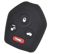 Wivplex 4 Button Car Key Fob, for Subaru, for Forester, Impreza Legacy Outback STi WRX XV Crosstrek TribecaSilicone Remote Shell Cover Case Holder Car Key Cover