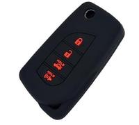 Wivplex 4 Button Car Key Fob, for Toyota, Camry, for Corolla, for RAV4, Highlander Tacoma Sienna Sequoia Car Remote Key Shell Case Cover Car Key Cover