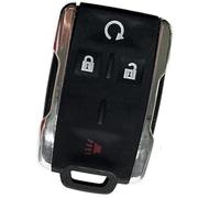 Wivplex 4 Buttons Car Key Fob, for Chevrolet Silverado Colorado Suburban, for GMC Canyon Sierra M3N-32337100 Replacement Remote Car Key Cover